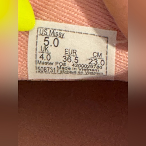 Vans Sz 5 Asher slip-on sneakers in a pink and white checkerboard pattern EUC - Picture 7 of 7